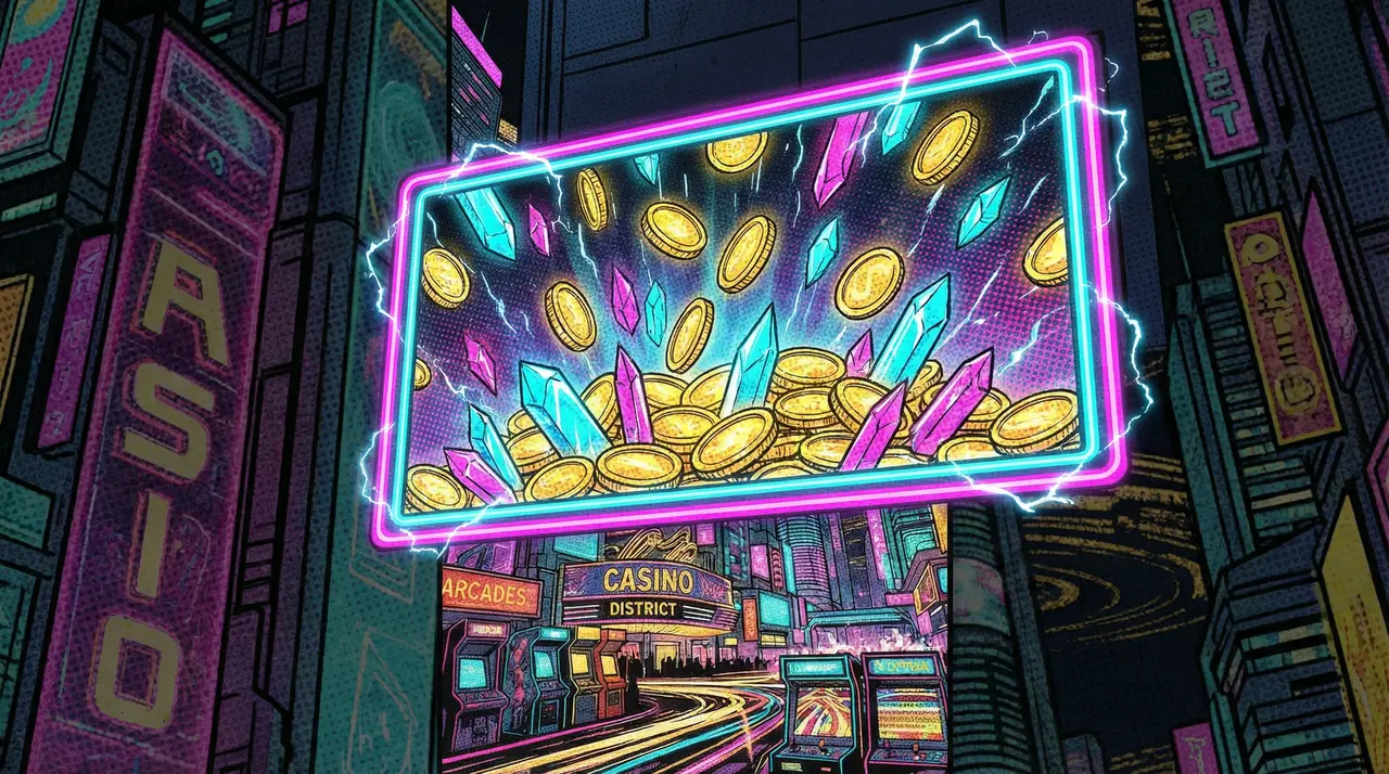 网赌软件 - 首充狂欢夜波普广告牌